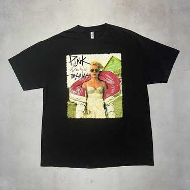 P!nk Beautiful Trauma 2018 ツアーTシャツ XL 白 P nk beautiful trauma - Gem