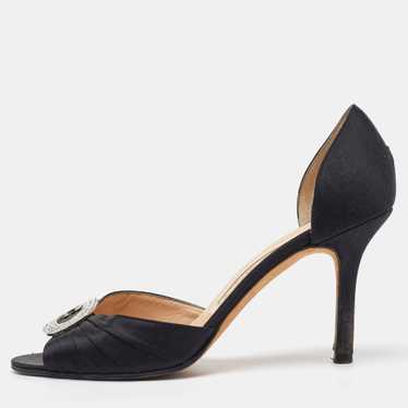 新品同様 【MANOLO BLAHNIK】　ビジュー　パンプス　SEDARABY 新品同様 【MANOLO BLAHNIK】ビジューパンプスSEDARABY
