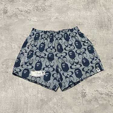 BAPE x Coach Shorts Navy サイズＬ BAPE x Coach Shorts Navy サイズL