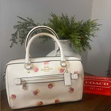 Coach rowan satchel floral - Gem