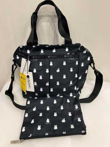 【LESPORTSAC】MIFFY EMBROIDERY MICRO BAG LeSportsac MICRO BAG Miffy Embroidery Micro Bag Pouch