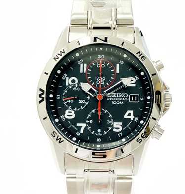 セイコー クロノグラフ デイト 100M クォーツ腕時計 7T92-0DX0 Seiko Men's Black Watch - 7T92-0DX0 for sale online | eBay