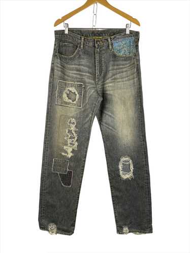 Phenomenon デニム Phenomenon black pleat denim - Gem