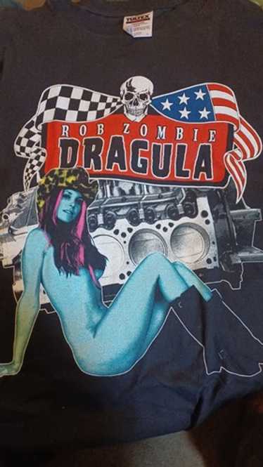 ROB ZOMBIE DRAGULA バンド Tシャツ Rob zombie dragula white - Gem