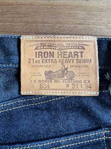 シモンズグランドセール heart iron W31 denim Gem - パンツ