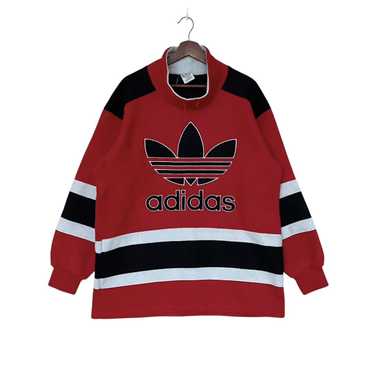 Rare!!! Vintage Three Stripes ADIDAS 90s DESCENTE JAPAN Big