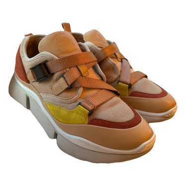 スニーカー Chloe Sonnie Leather Low-Top Sneakers Chloé Women's White Sonnie Low Top Leather Sneaker Shoes