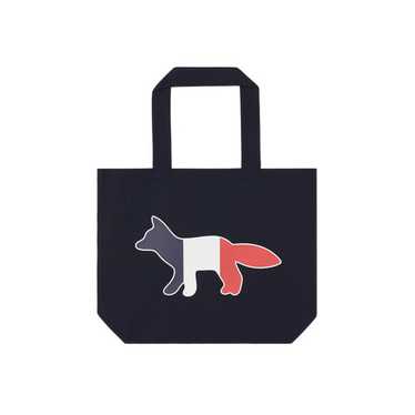 ★送料・関税込★MAISON KITSUNE★Tricolor Fox Tote Bag Navy★ Maison Kitsuné Navy Tricolor Fox Tote Maison Kitsune