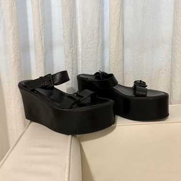サンダル・ミュール Ann Demeulemeester SS23 'Barb' mules (2301WF54LT111 099) Ann Demeulemeester 'Barb' Mules | Balardi