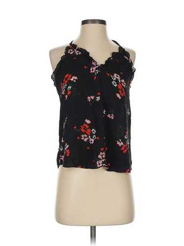 Rebecca Taylor Women Black Sleeveless Silk Top 2 - image 1