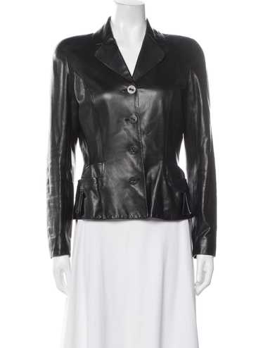 Vintage leather biker christian dior jacket - Gem