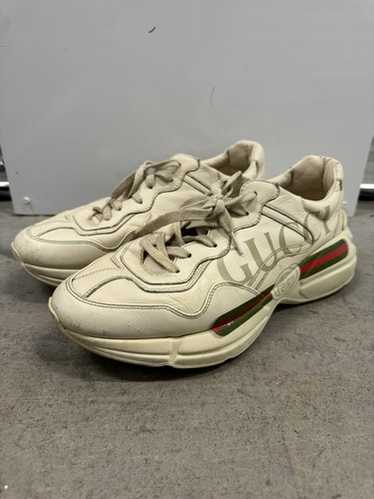 cream gucci trainers