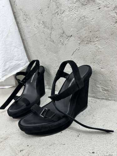 ann demeulemeester wedge sandals - Gem