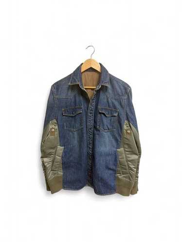 最終金額‼️極美品✨sacai Wool Melton Denim Coat sacai Denim x Wool Melton Jacket – mou by ACROPOLIS