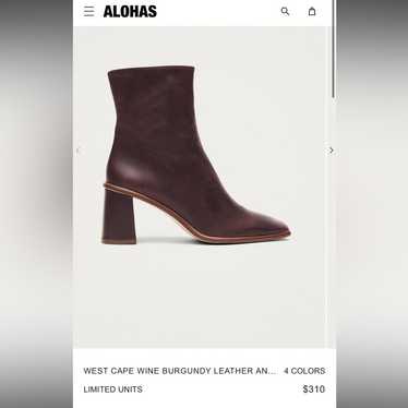 ALOHAS☆West Cape Vintageレザーアンクルブーツ ブラウン West Cape Vintage - Brown Leather Boots | ALOHAS