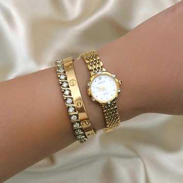 時計 vintage seiko exceline 2p diamond watch Petit Amour Vintage | VERY RARE Vintage SEIKO Exceline Two