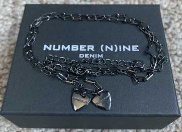 アクセサリー n (n) Number Nine Guitar Pick Neckless Number Nine Guitar Pick Charm Silver Necklace