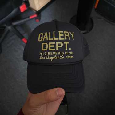 GALLERY DEPT. ペイント加工 キャップ ネイビー