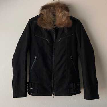 Shellac Leather Fur Pufferjacket – Paroxa Studios
