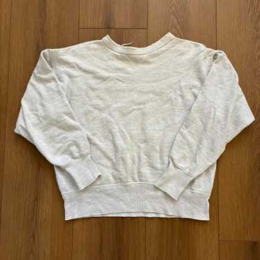 トップス 50s vintage sweat Vintage 40s 50s Single V Crewneck Sweatshirt White Size
