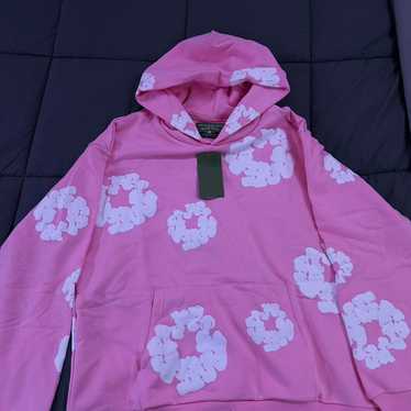 Denim tear pink hoodie - Gem