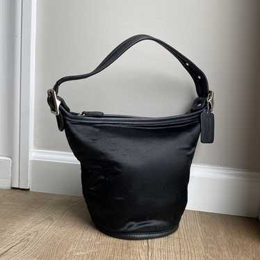 COACH Vintage Bleecker Grommets Mini Duffel Bag Leather