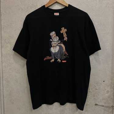 Supreme SS17 Nun L/S Tee 黒 (Supremeステッカー付き) Supreme SS17 Nun L/S Tee 黒 (Supremeステッカー付き) (Supreme