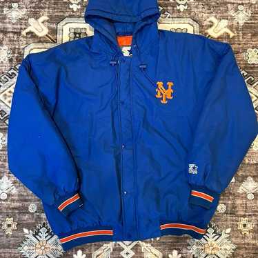 Starter NEWYORK METS コート Men's Starter Orange New York Mets Cross Bronx Fashion Satin