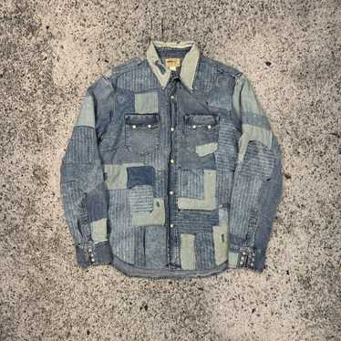 Rrl denim western shirt - Gem