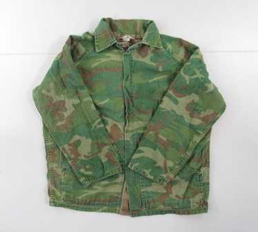 Vtg Ranger Camo Reversible Green Brown Jacket Hunting