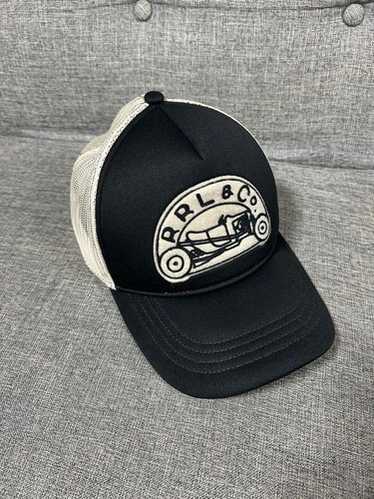 RRL Logo-Patch Foam Trucker Cap | Red | Canoe Club