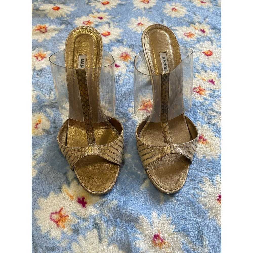Manolo Blahnik heels. Size 39