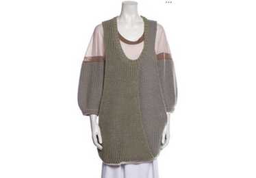 MARC BY MARC JACOBS COLOR BLOCK PATTERN SWEATER/U… - image 1