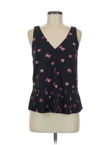 Rebecca Taylor Women Black Sleeveless Silk Top 6 - image 1