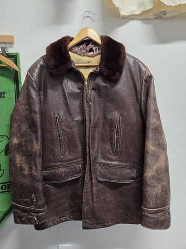 Vintage mens horsehide leather - Gem