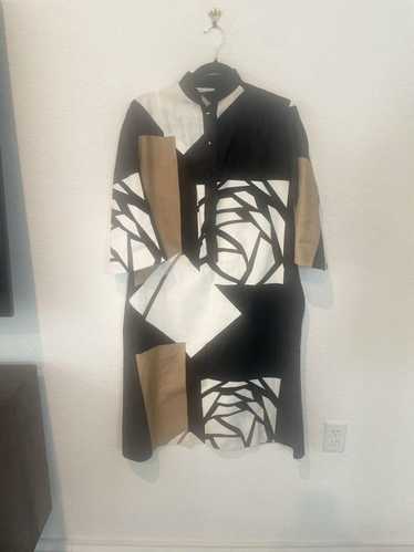1970s Catherine Ogust ヴィンテージドレス Vintage 1970s Catherine Ogust Color Block Dress - Raleigh