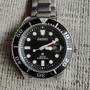 時計 Seiko solar chronograph Divers 200 SEIKO ProspeX SBDJ009 Solar Titanium Diver's 200m Pro Scuba