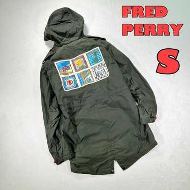 ジャケット・アウター FRED PERRY miritary mods coat dz Vintage fred perry khaki - Gem