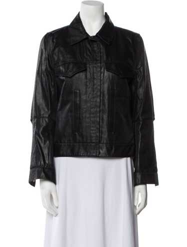 ANN DEMEULEMEESTER 2008SSコットンボンバージャケットXS ANN DEMEULEMEESTER 2008SSコットンボンバージャケットXS