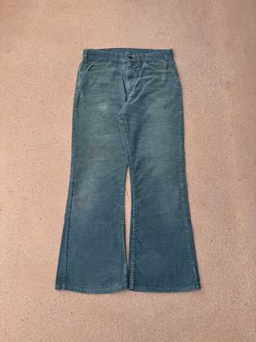 70s 紫　646 フレア　コーデュロイ　USA W32ヴィンテージ Levi's リーバイス 70's ヴィンテージ USA製 646 TALON 42 ZIP