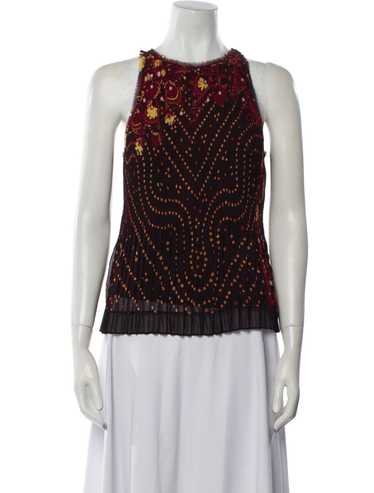 Vivienne Tamデザイン90年代ビンテージシルクトップス[希少] Vintage 90's Vivienne Tam Sport Asian Moder Gray Blac… - Gem