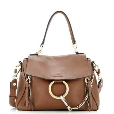 Chloe faye day Leather Shoulder Bag 2way Handbag Light Brown