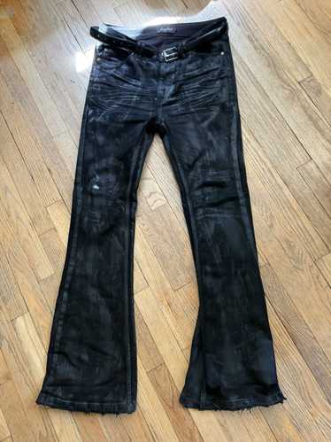 Black waxed denim - Gem