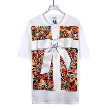 LOEWE ★ フローラル刺繍 Tシャツ LOEWE (ロエベ) 22AW ANAGRAM FLOWERS T-SHIRT アナグラム