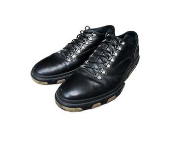 靴 dior homme 2008aw broken dress shoes Dior Homme Fall 2008 Black Patent Leather Broken Glass