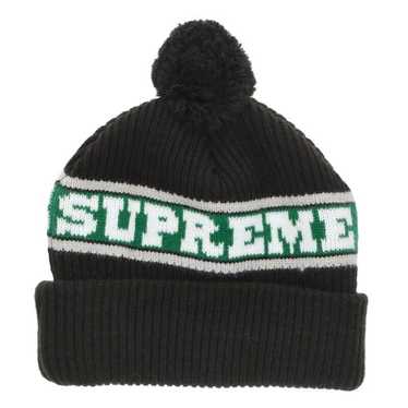 Supreme Brushed Stripe Beanie Black - FW24 - US
