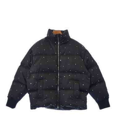 ダウンジャケット・コート Miu Miu Black Cotton Down Jacket Miu Miu Miu Miu Allover Logo Printed Down Jacket - Coats