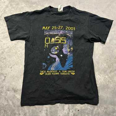 oasis ヴィンテージTシャツS USA製ネイビー - メルカリ