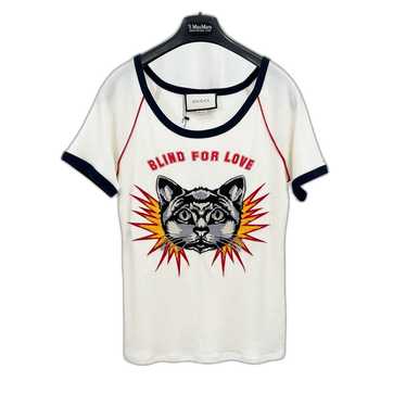 グッチ Tシャツ 10A ネコ Black cat ミケーレ
