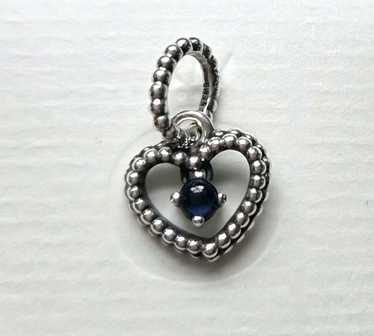 Pandora blue cz heart - Gem
